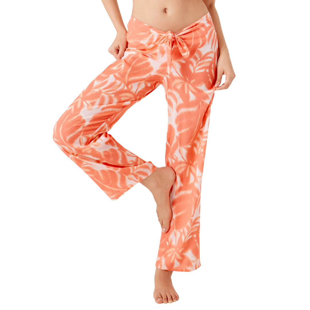 Roxy Women's Palm Haze Tie Front Cover Up Pant - Coralmul - Image 2