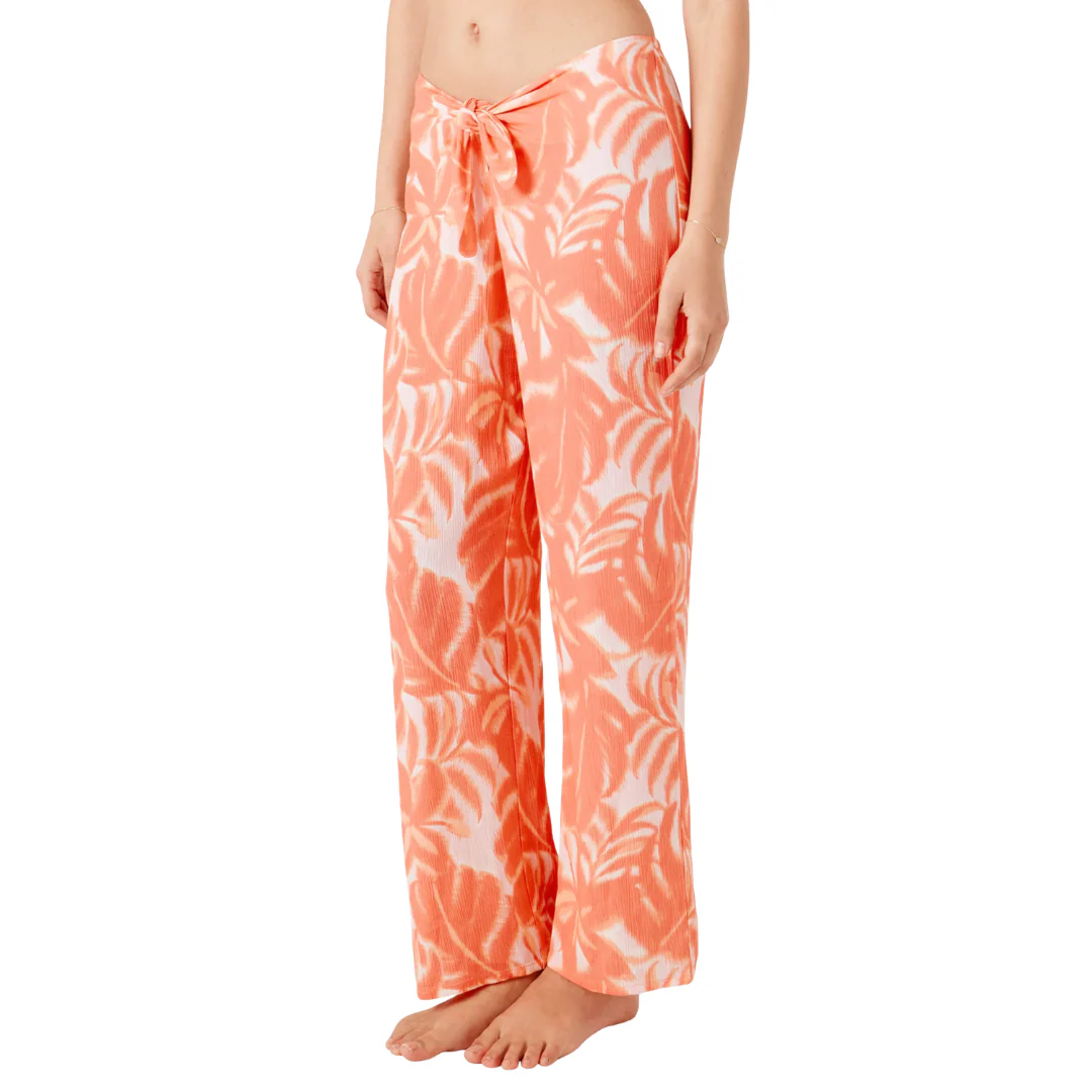 Roxy Women's Palm Haze Tie Front Cover Up Pant - Coralmul - Image 4