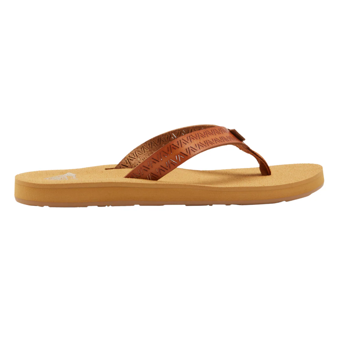 Roxy Women's Porto Motif Sandals - Tan - Image 2