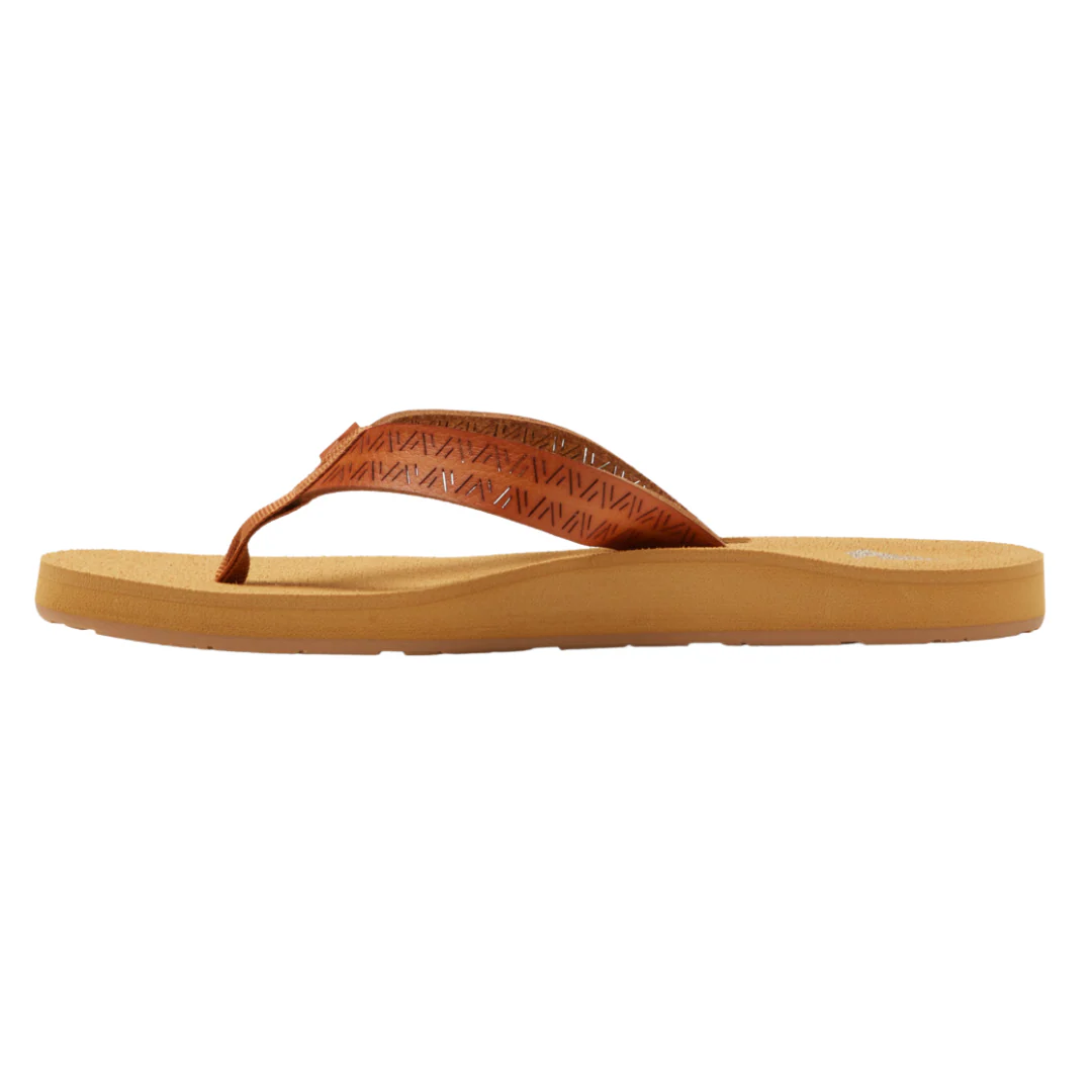 Roxy Women's Porto Motif Sandals - Tan - Image 3