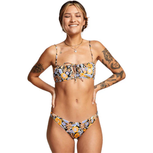 RVCA Avant Gardner Medium Rise Bikini Bottoms - Image 3