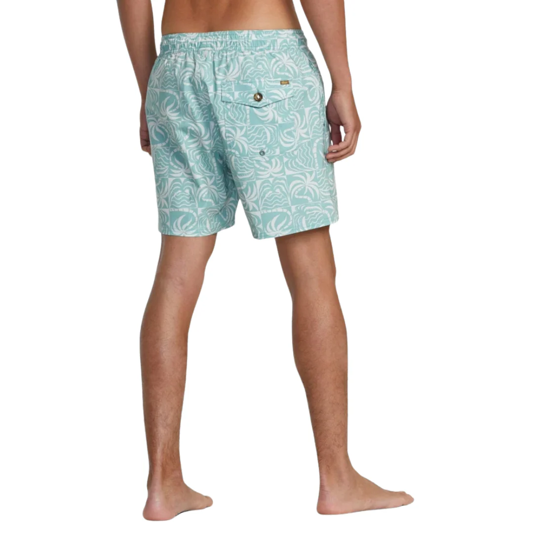 RVCA Men's Exotica Elastic 16" Trunks - Image 2