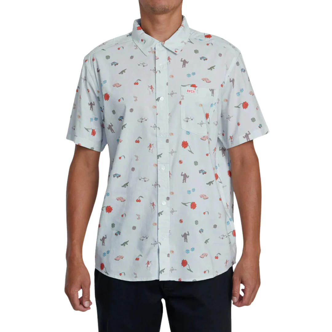 RVCA Men's Luke P Button Up Shirt - Image 2