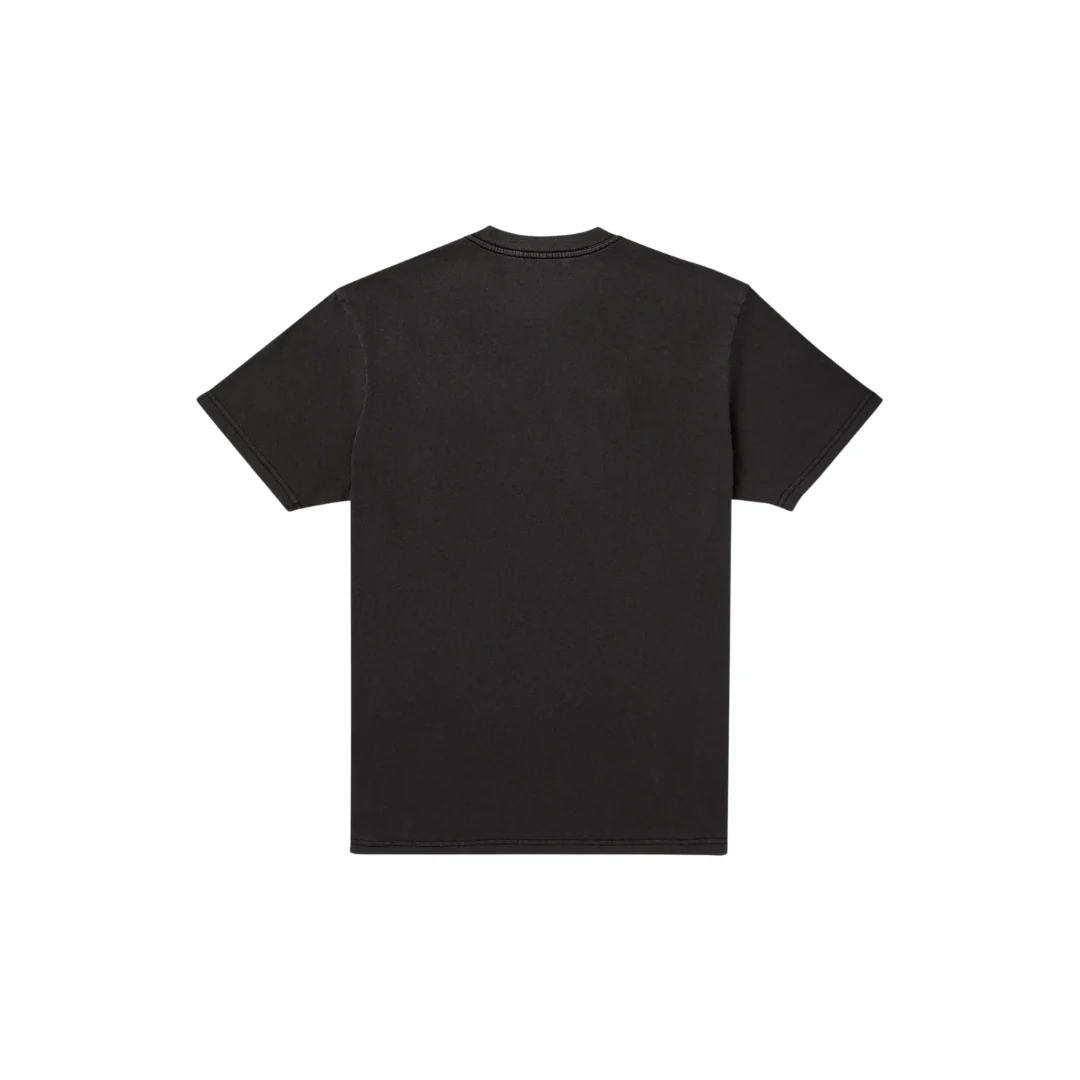 RVCA Men's Midweight Label Short Sleeve - Black - Image 2