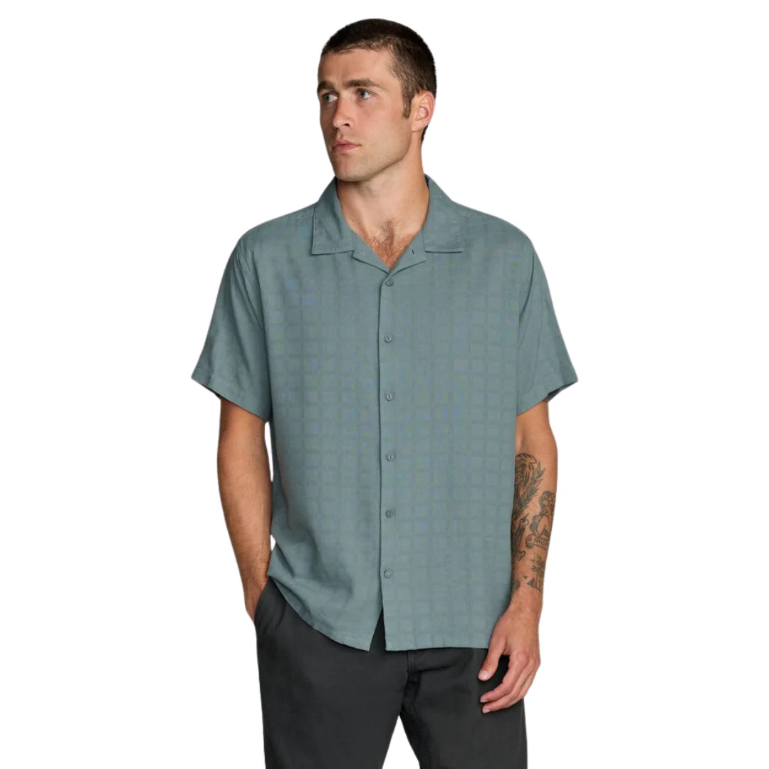 RVCA Men's Vacancy SS Button Up - Image 3