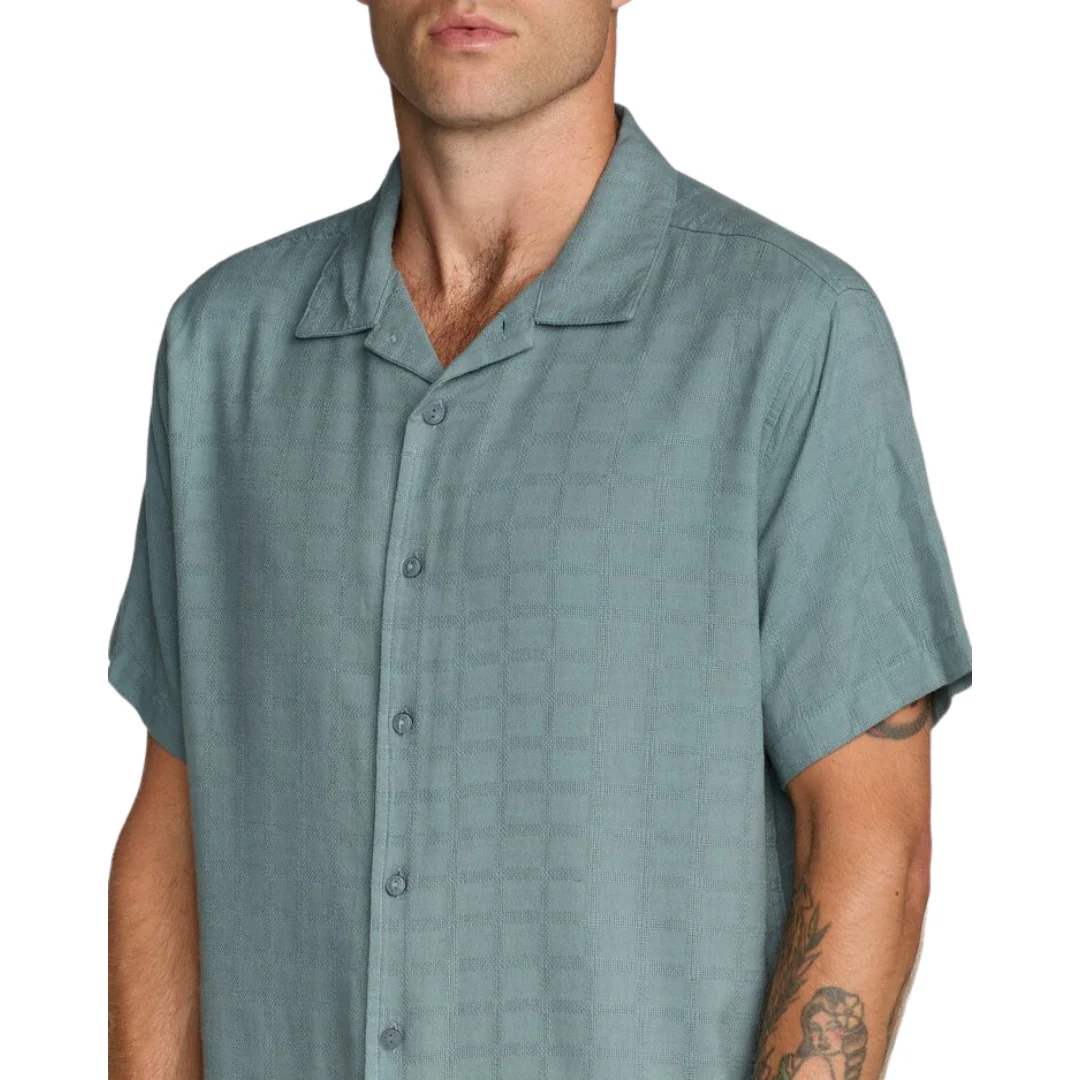 RVCA Men's Vacancy SS Button Up - Image 4