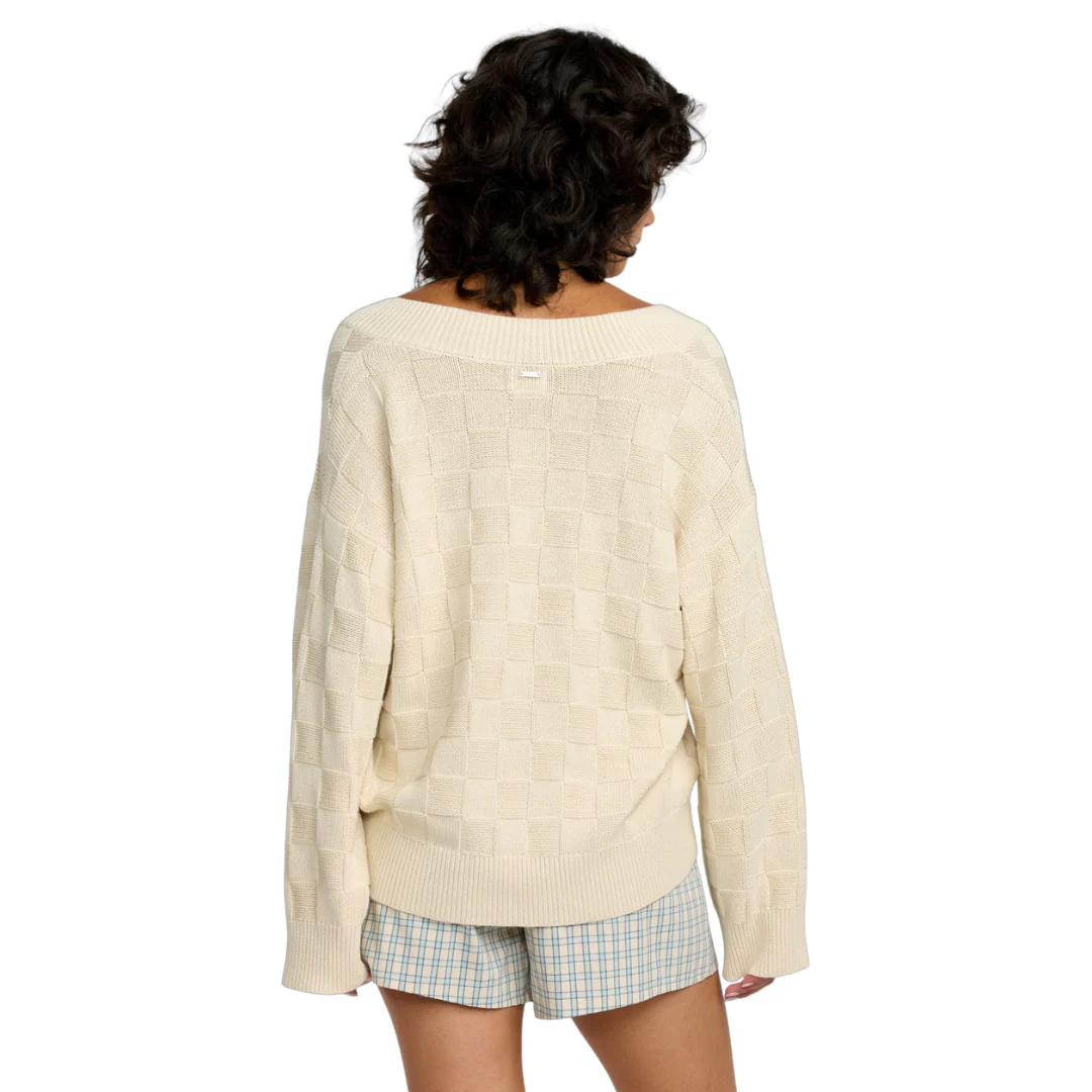 RVCA Women's Harmony V Neck Sweater - Image 2