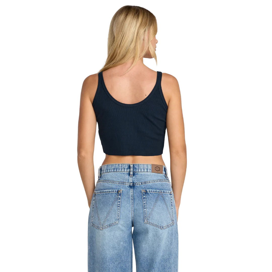 RVCA Women's Horace Tank - Graphite - Image 2