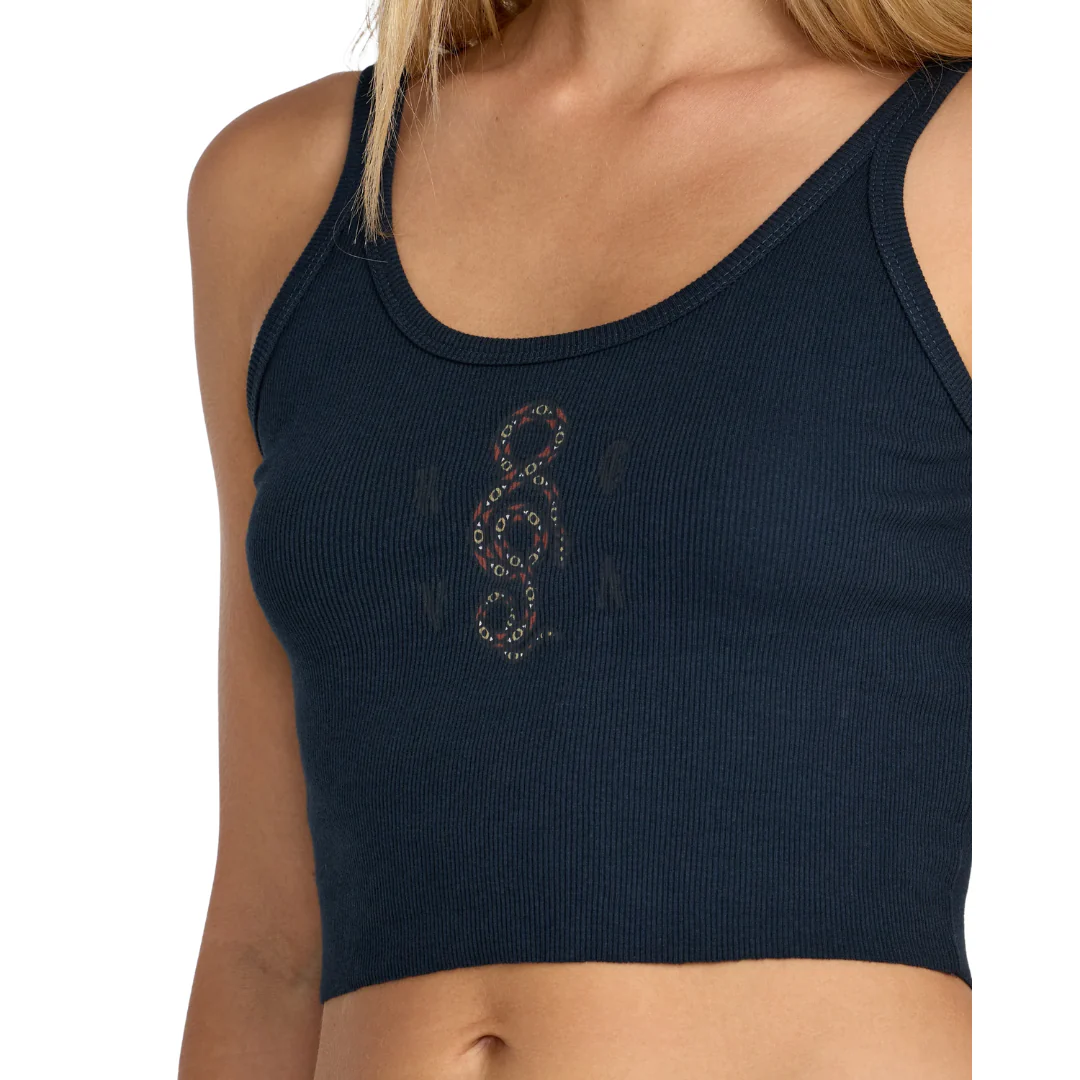 RVCA Women's Horace Tank - Graphite - Image 3