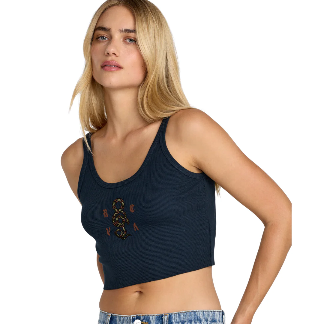 RVCA Women's Horace Tank - Graphite - Image 4