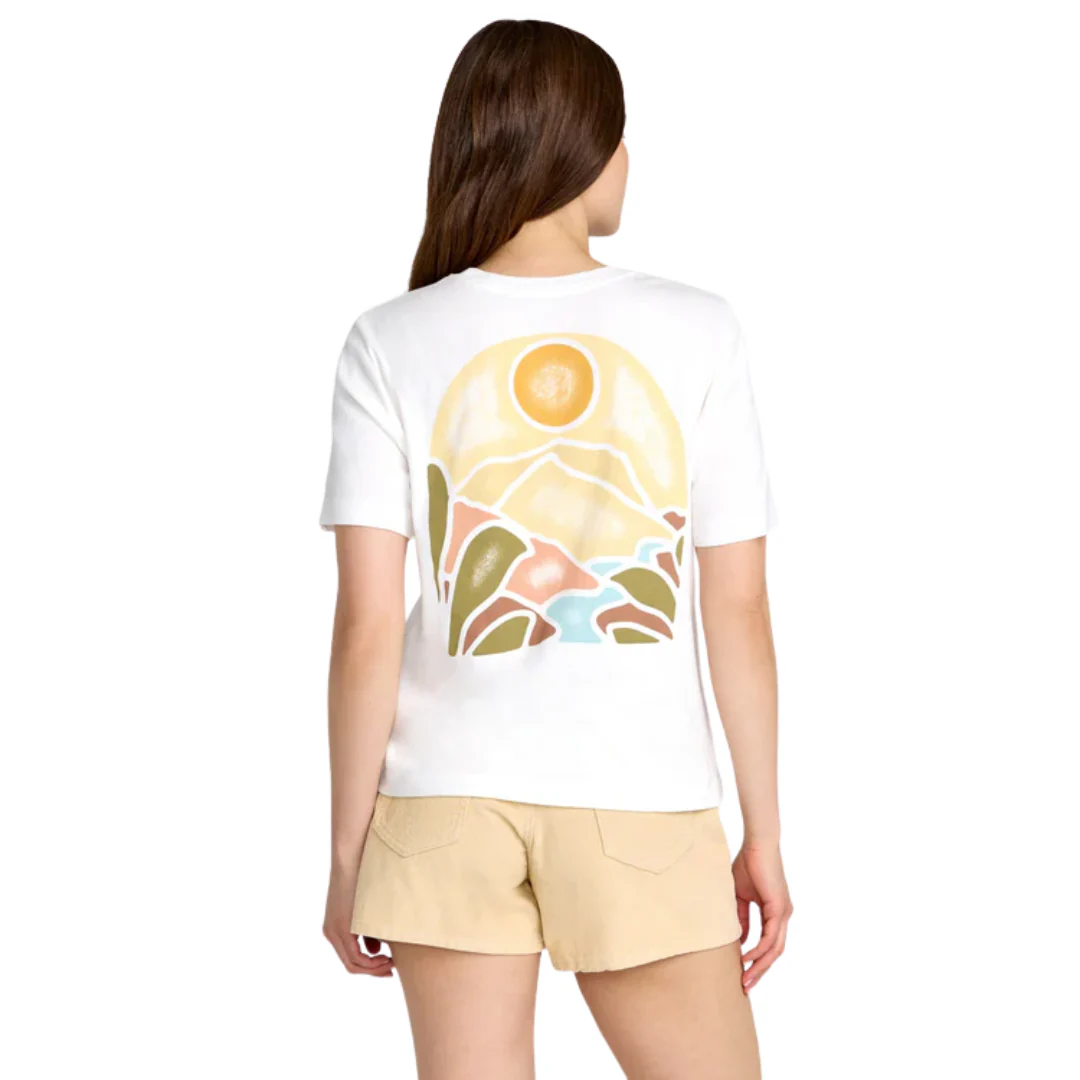 RVCA Women's Icon Tee - Vintage White - Image 2
