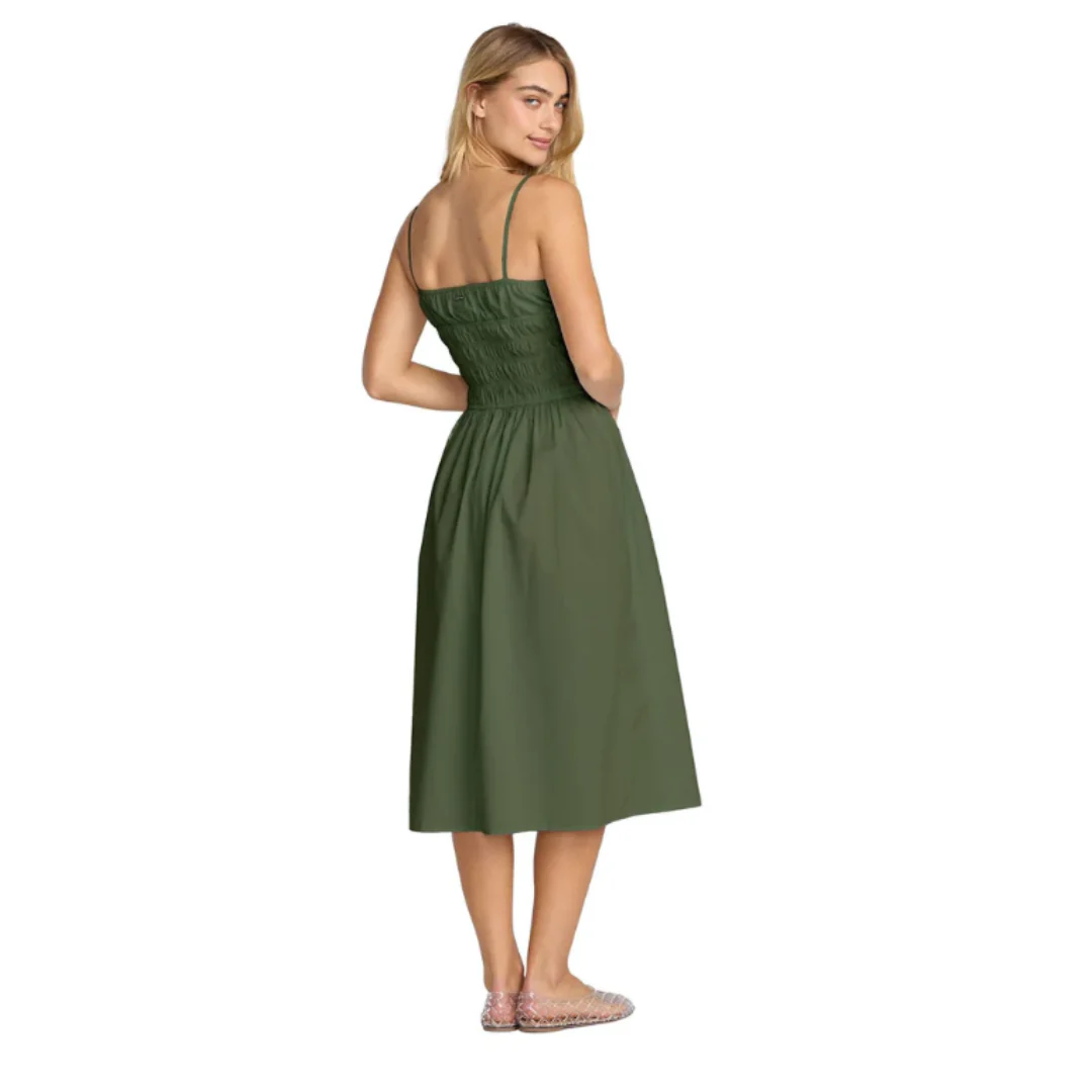 RVCA Women's Raya Midi Dress - Olive - Image 2