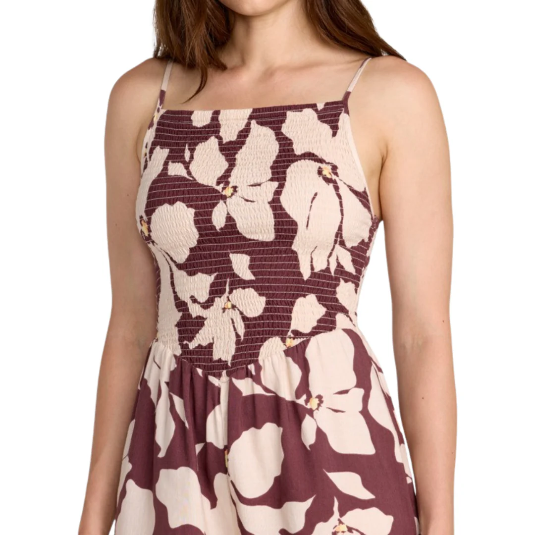 RVCA Women's  Sienna Romper - Terra Brown - Image 3