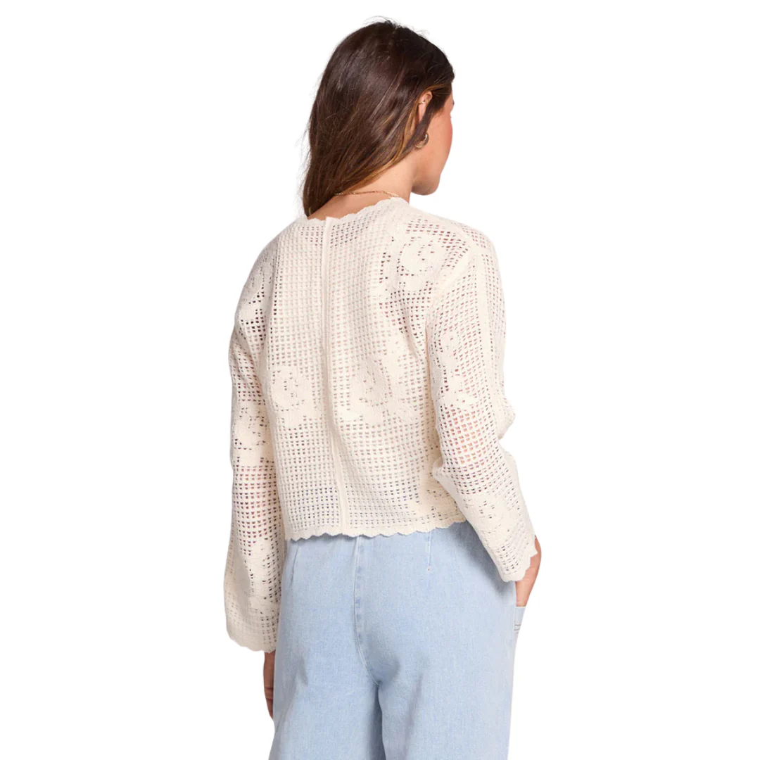 Saltwater Luxe Women's Debb Sweater - Ecru - Image 3