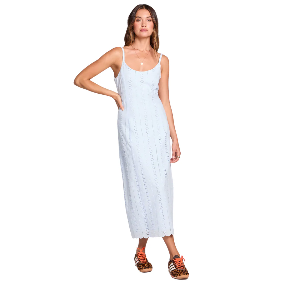 Saltwater Luxe Women's Juney Midi Dress - Sky Blue
