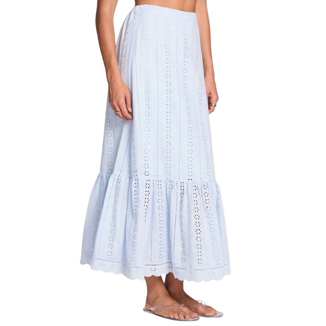 Saltwater Luxe Women's Tatumn Maxi Skirt - Sky Blue - Image 2