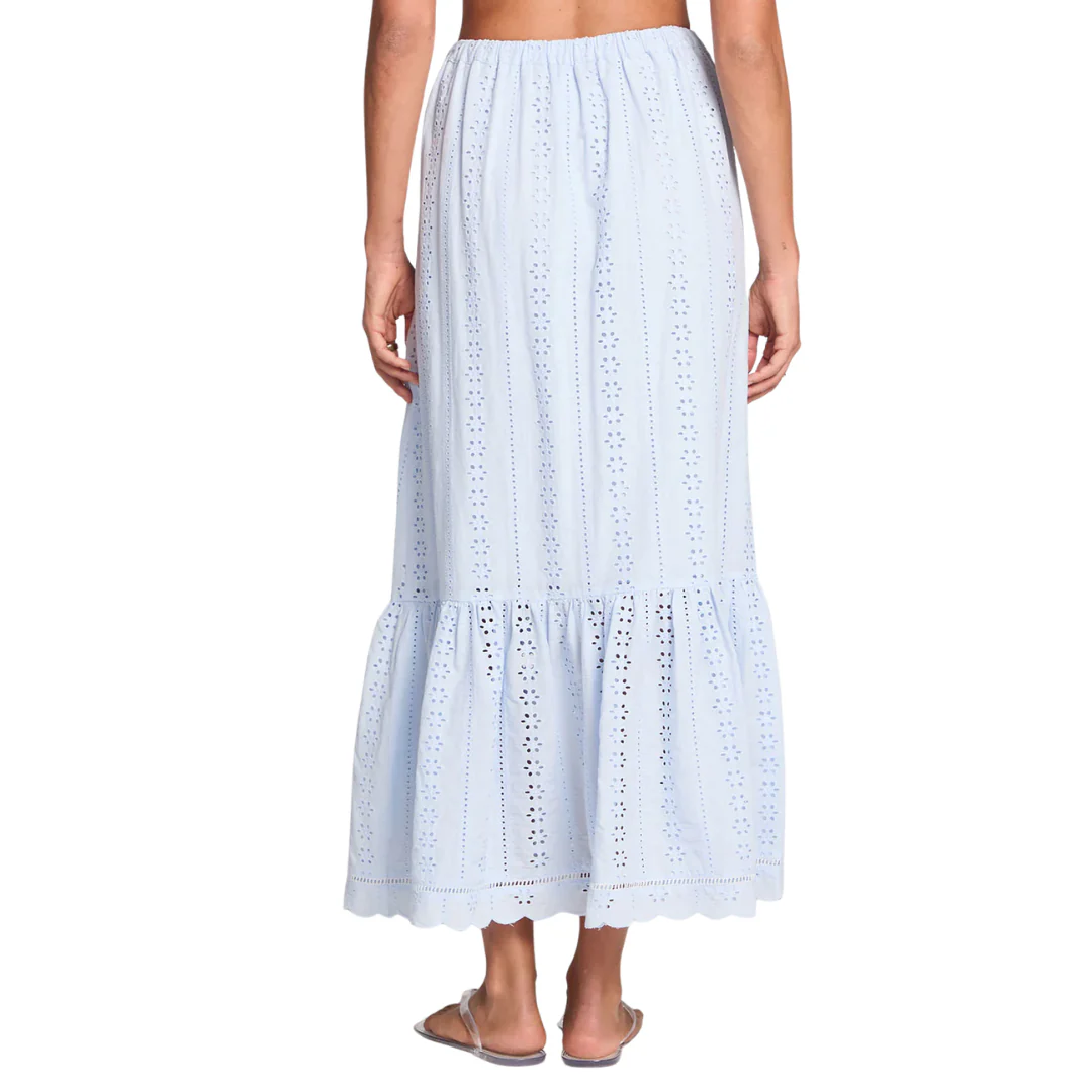 Saltwater Luxe Women's Tatumn Maxi Skirt - Sky Blue - Image 3