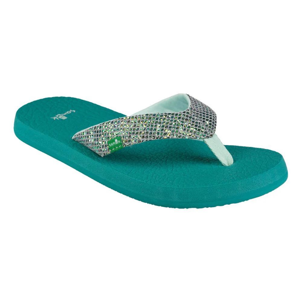 Sanuk Yoga Glitter Kids Sandals - Image 4