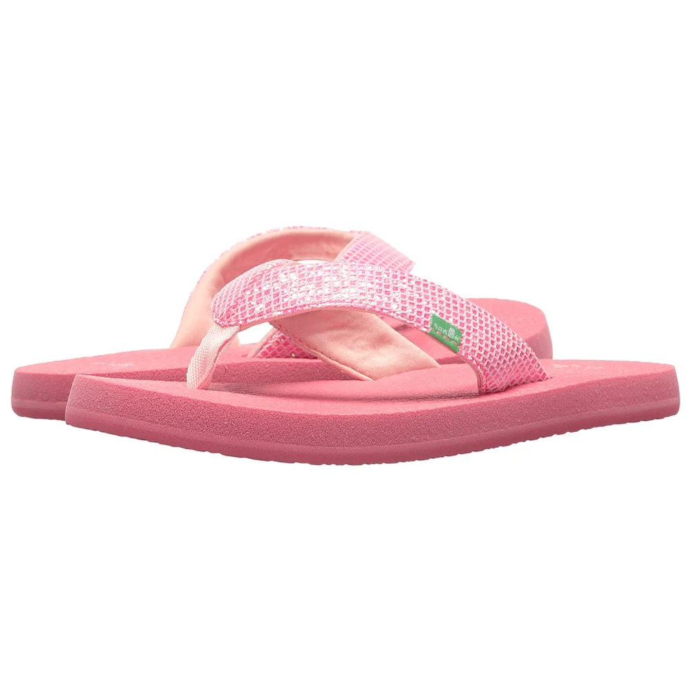Sanuk Yoga Glitter Kids Sandals - Image 5