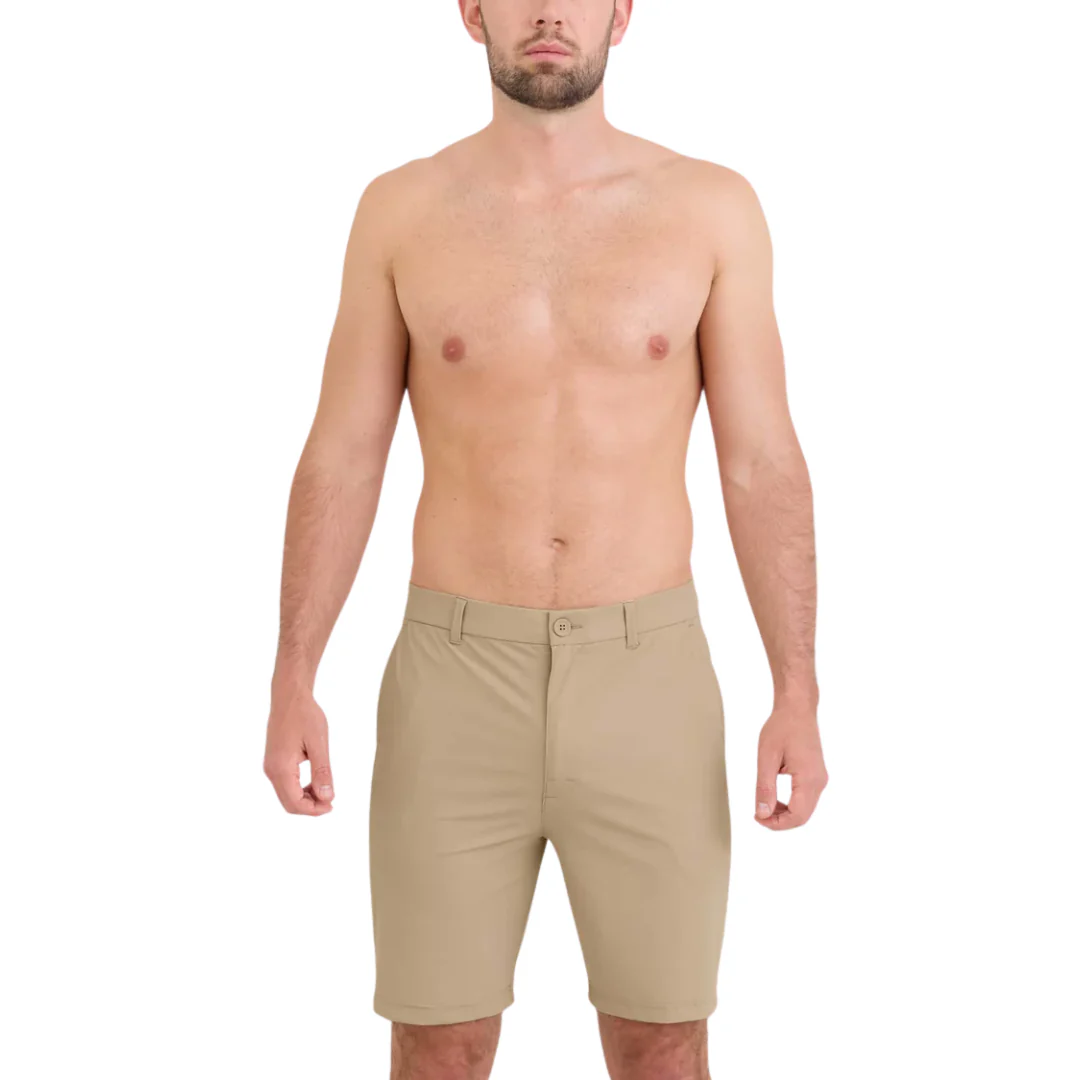 Saxx Men's Caddie Short 8" - The Perfect Khaki