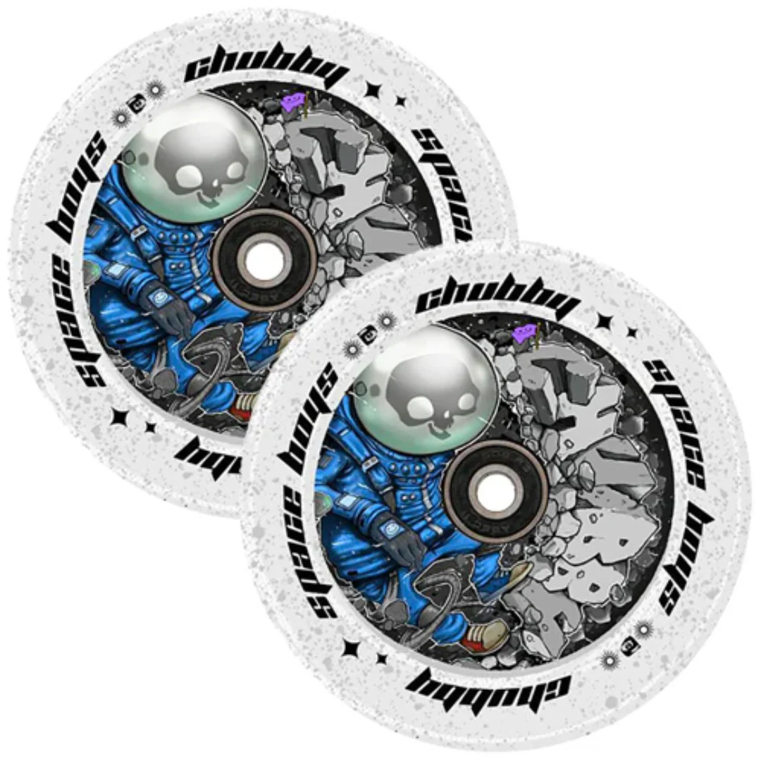 Chubby Spaceboys Astronaut Clear Glitter - Single Wheel - Image 5