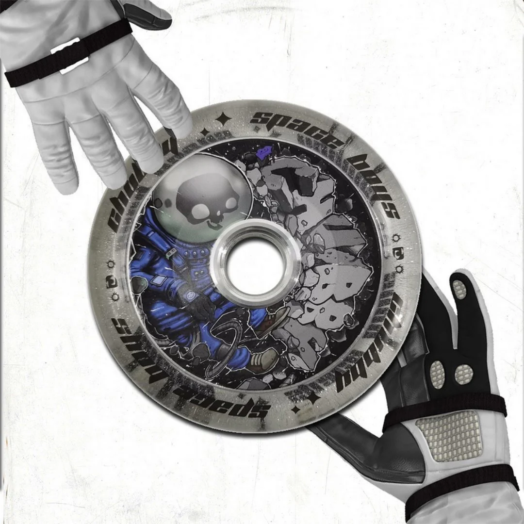 Chubby Spaceboys Astronaut Clear Glitter - Single Wheel - Image 6