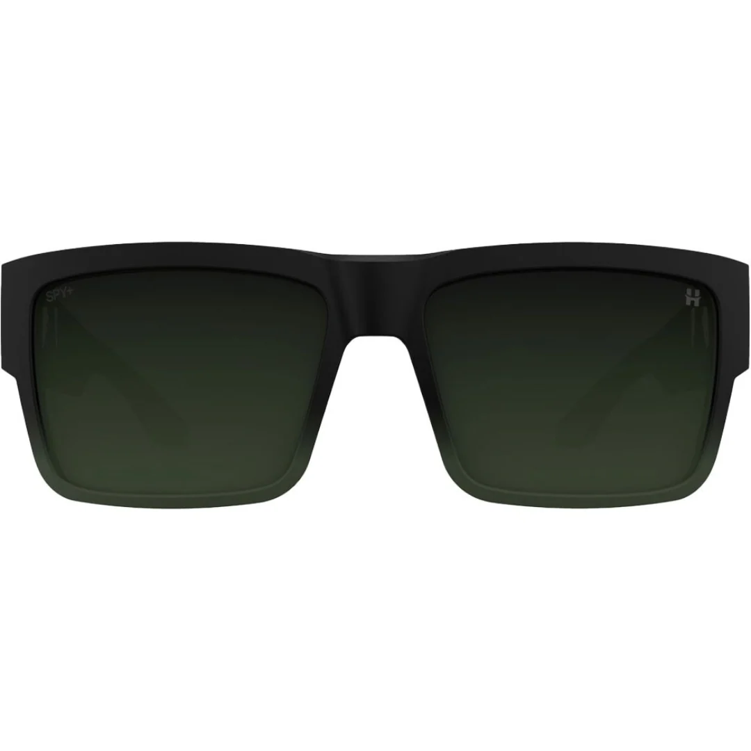 Spy Cyrus Sunglasses - Soft Matte Olive Fade Happy Bronze Olive Mirror - Image 4