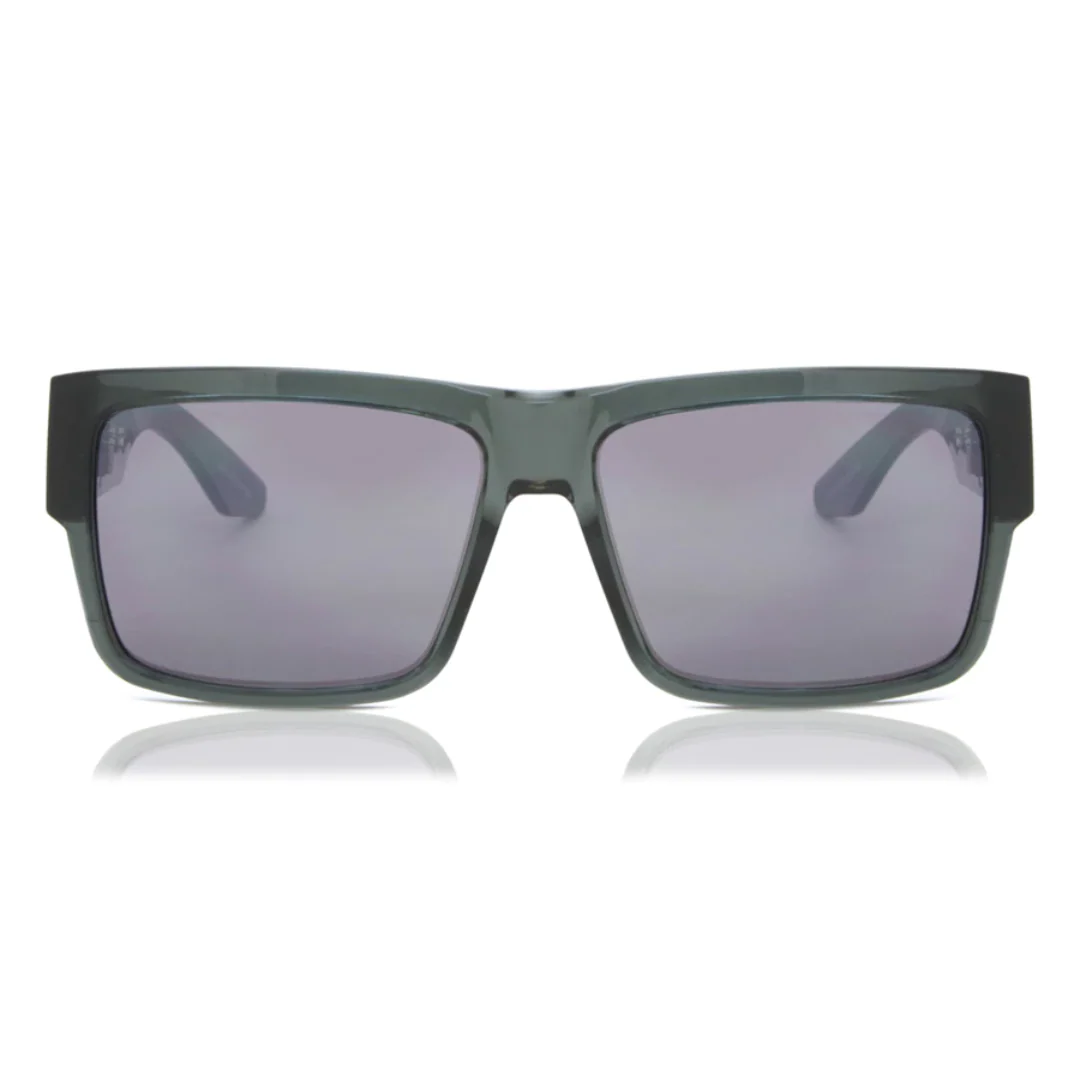 Spy Cyrus Sunglasses - Translucent Gunmetal - Happy Gray Gunmetal Spectra Mirror - Image 2