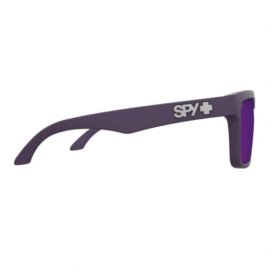 Spy Helm - Matte Plum Happy Gray Green Dark Purple Mirror - Image 2