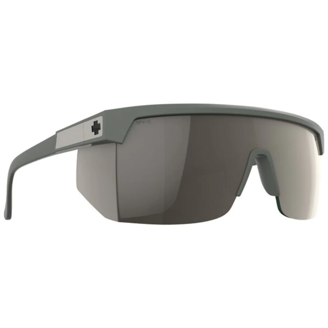 Spy Super Flynn ANSI Matte Olive Green - Happy Bronze Pewter Mirror