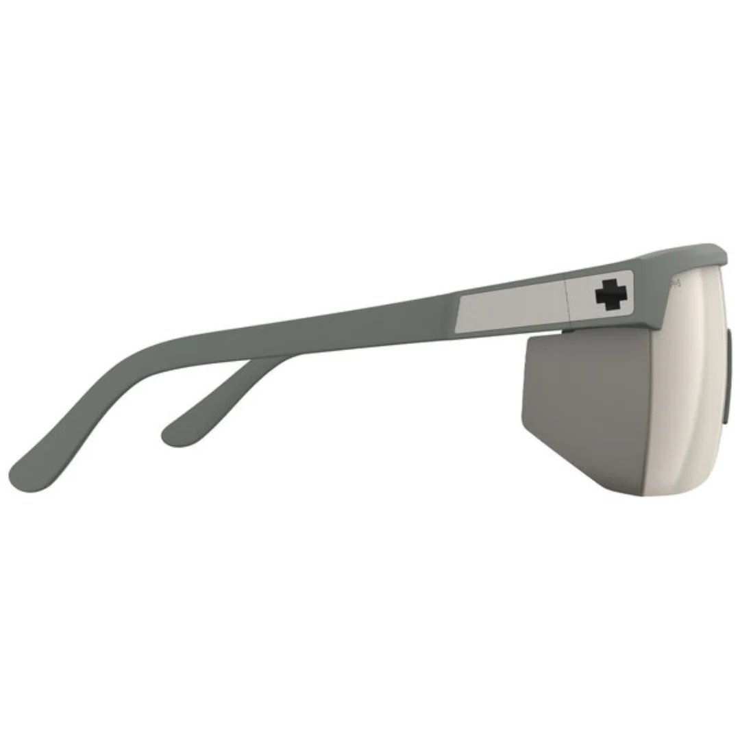 Spy Super Flynn ANSI Matte Olive Green - Happy Bronze Pewter Mirror - Image 2
