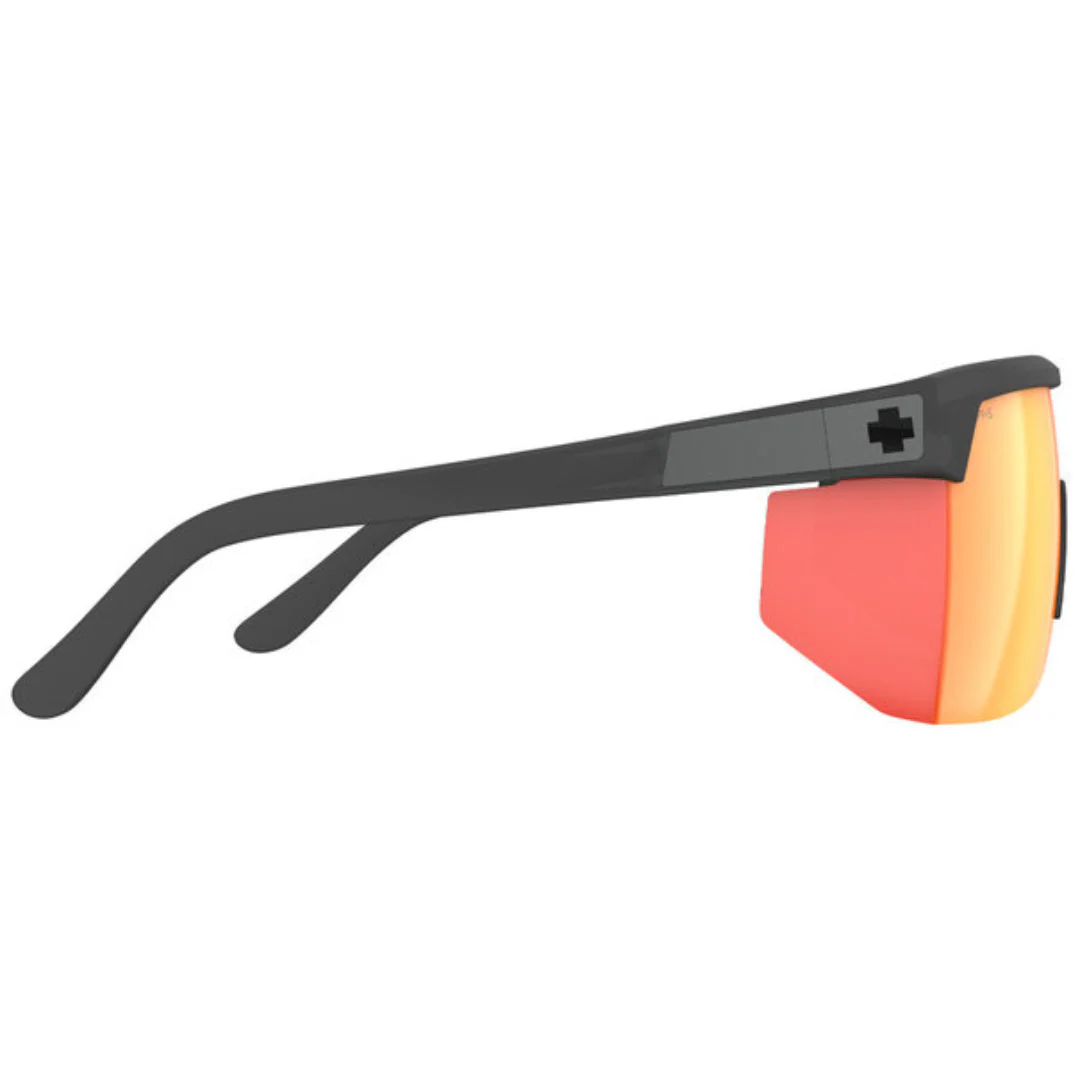 Spy Super Flynn ANSI Translucent Matte Black - Happy Gray Green Orange Mirror - Image 2