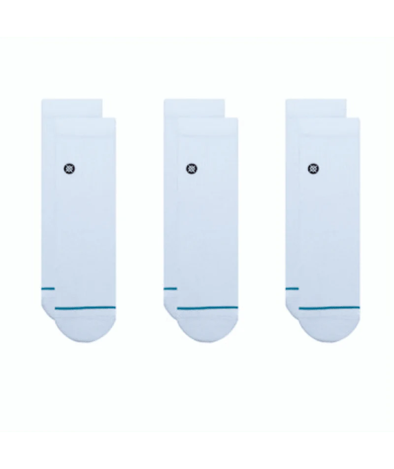 Stance Mens STP Icon Quarter 3 Pack Socks