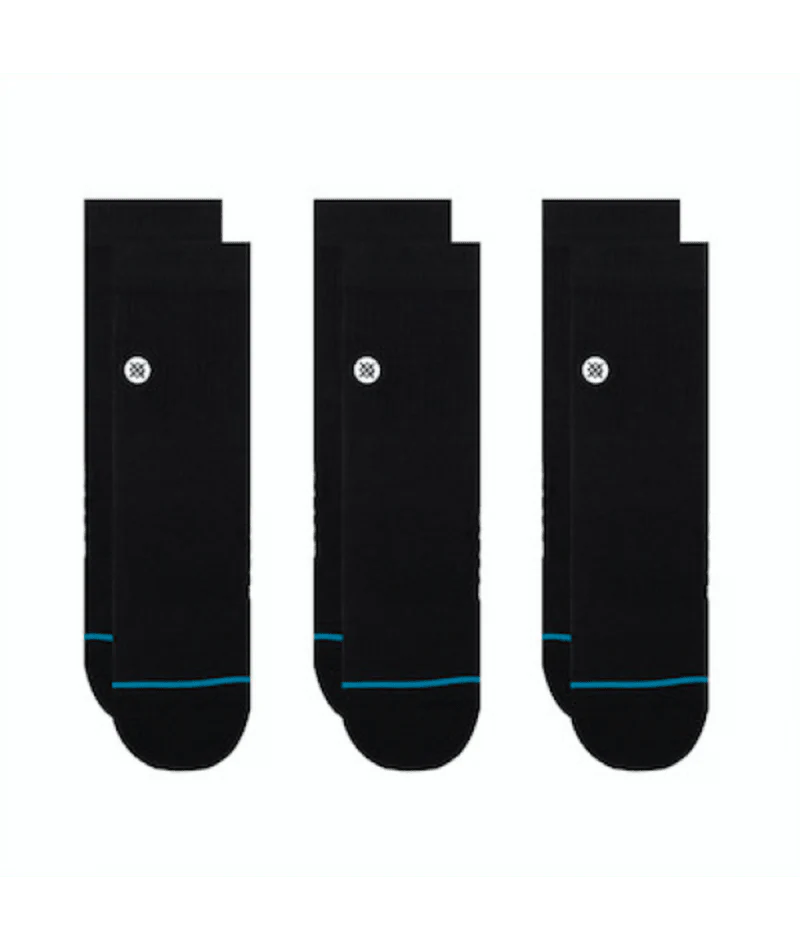 Stance Mens STP Icon Quarter 3 Pack Socks - Image 2