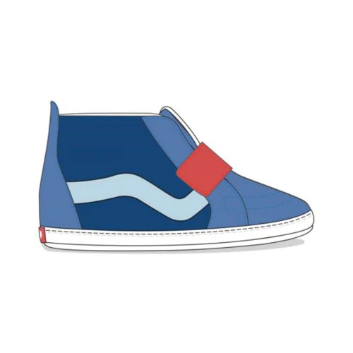 Vans Infant Sk8 Hi Crib Shoes - Image 6