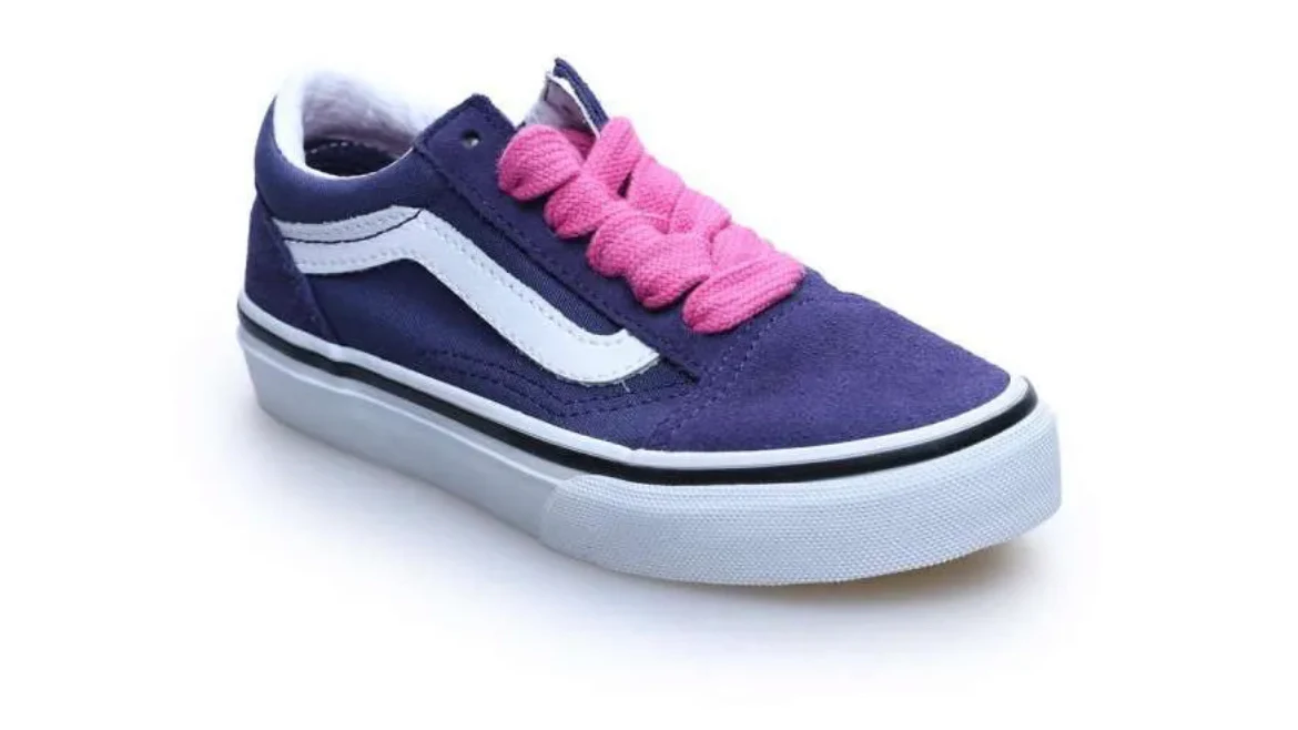 Vans Kids Old Skool Shoes - Duo Color Purple/Pink - Image 3