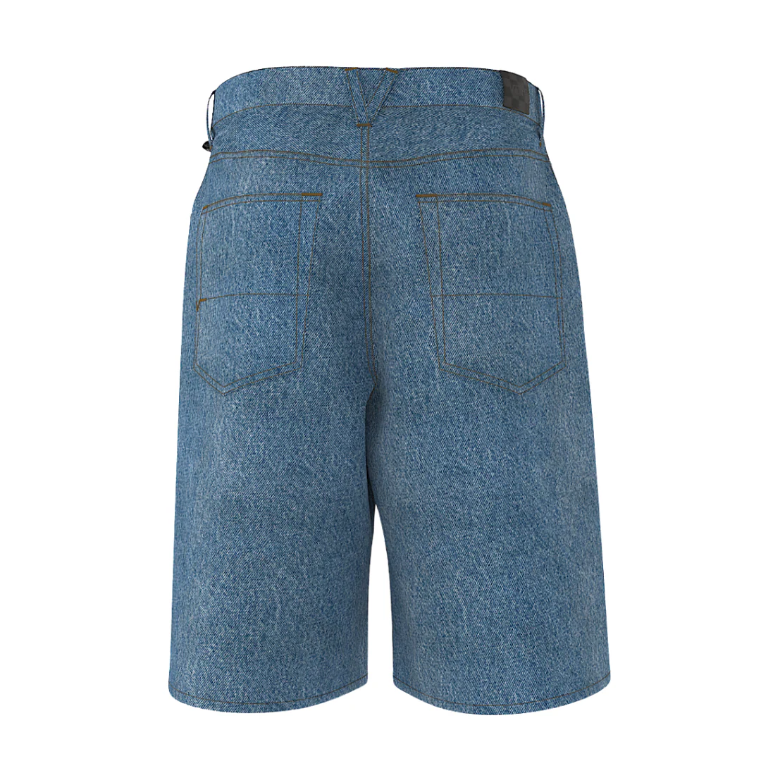 Vans Men's Check-5 Baggy Denim Short - Image 3