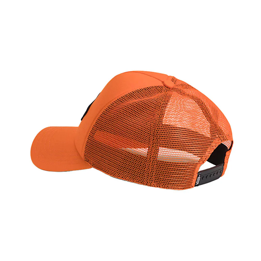 Van's Men's Classic Patch Curved Bill Trucker - Flame - Image 3