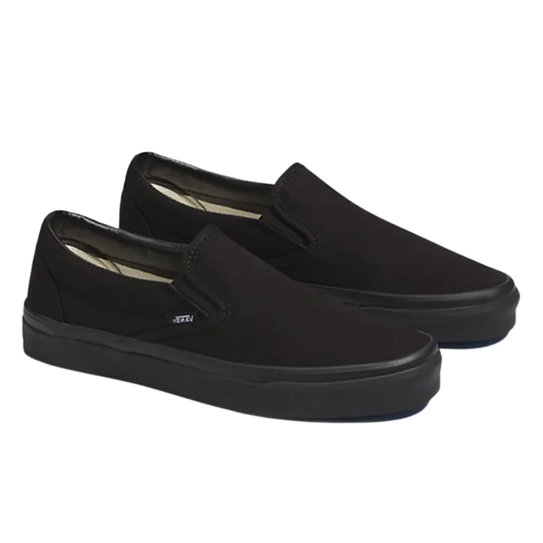 Van's Unisex Classic Slip-On - Black/Black - Image 2