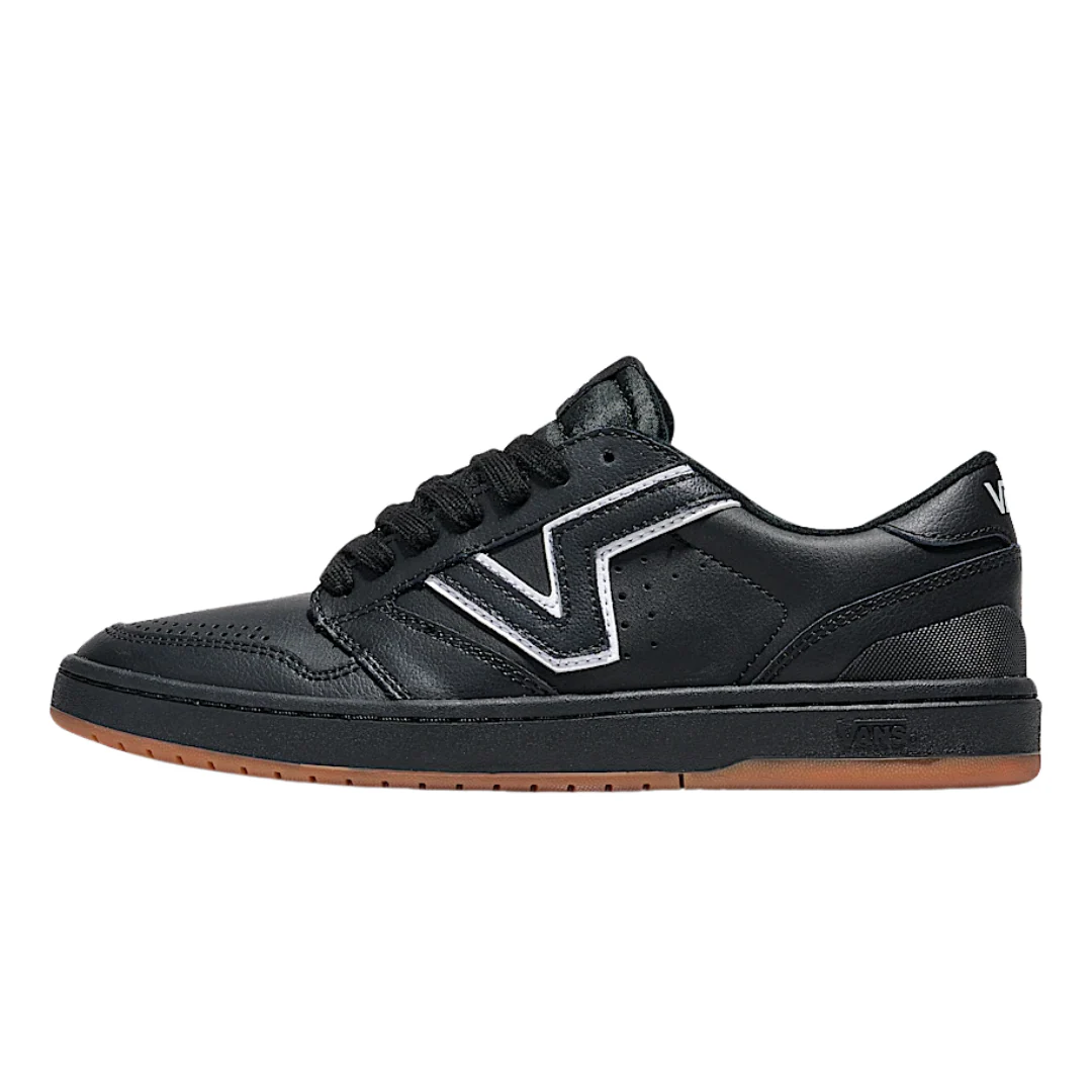 Vans Unisex Lowland 2.0 Shoes - Black/Black/White - Image 2