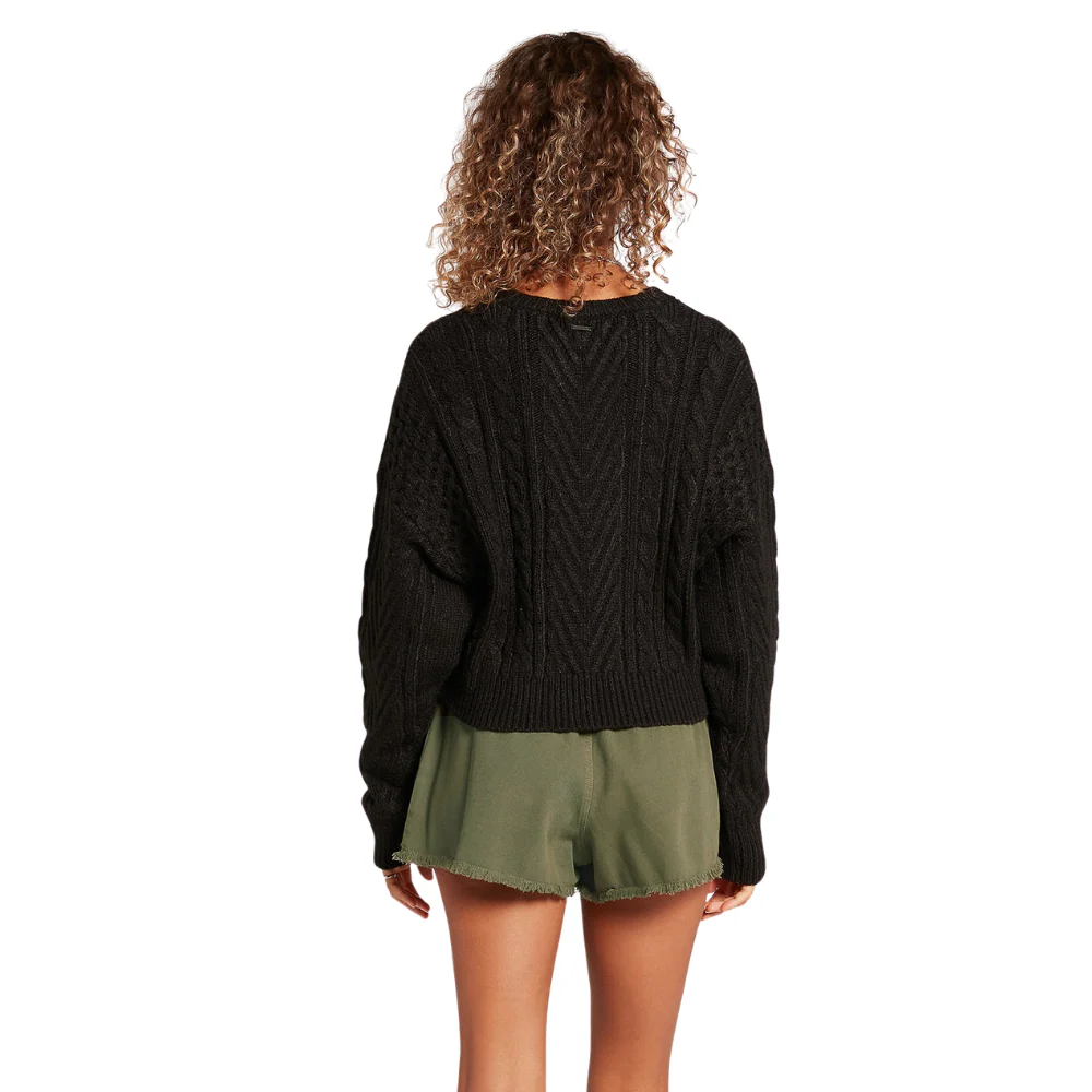 Volcom Womens Cabled Babe Jumper - Image 2