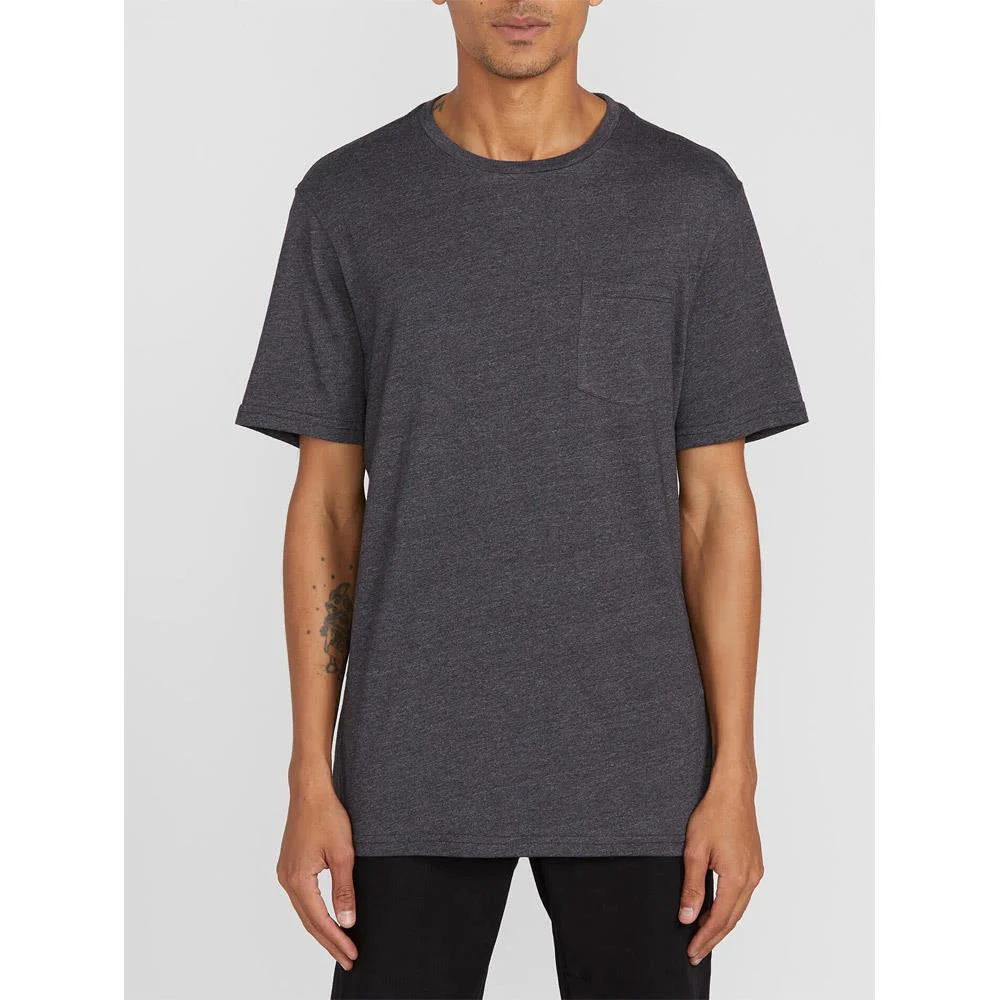 Volcom Heather Short Sleeve Pocket Tee - Image 3