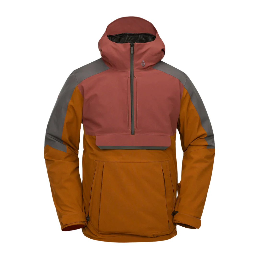 Volcom Men's Brighton Pullover Jacket - Caramel