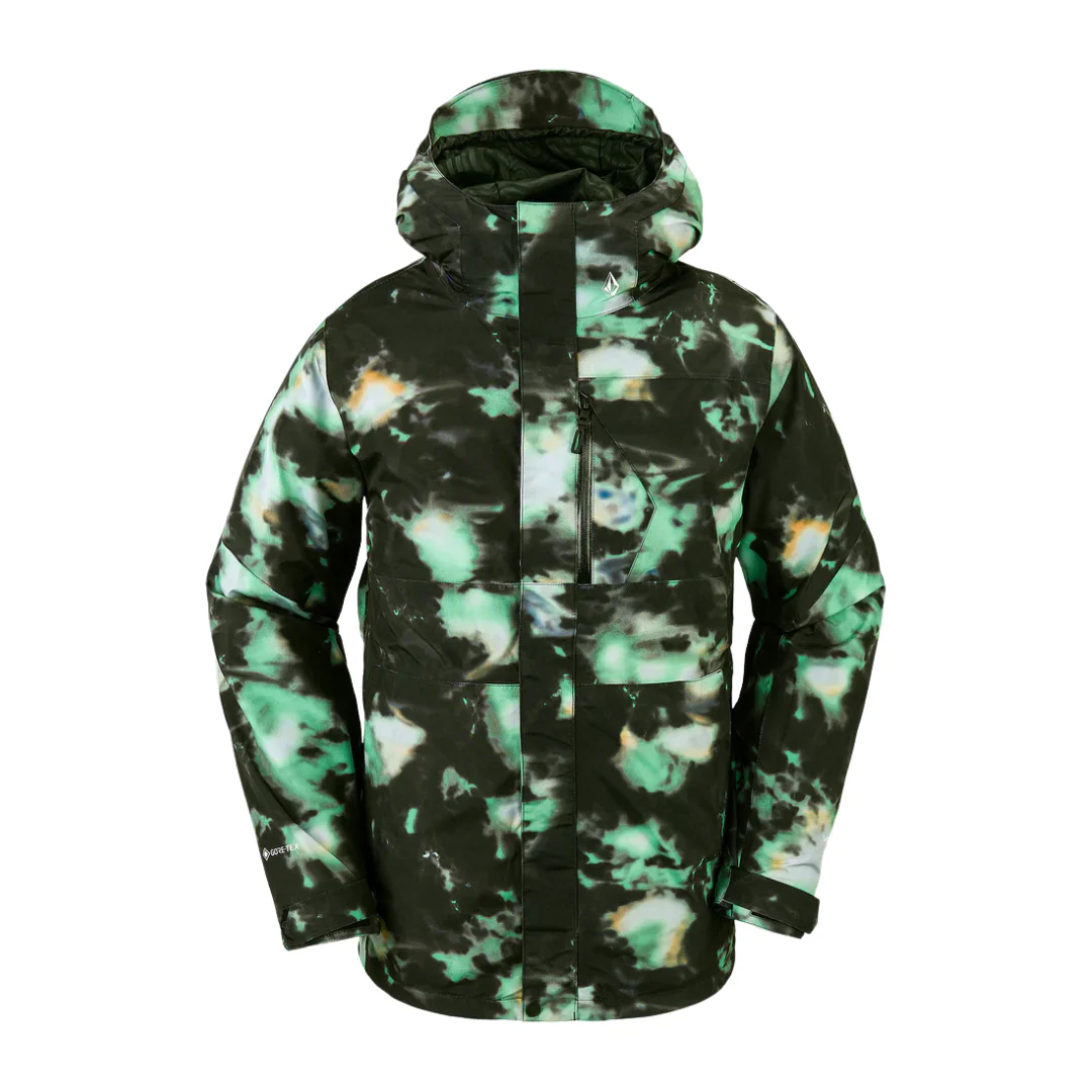Volcom Men's L INS Gore-Tex Jacket - Spritz Black