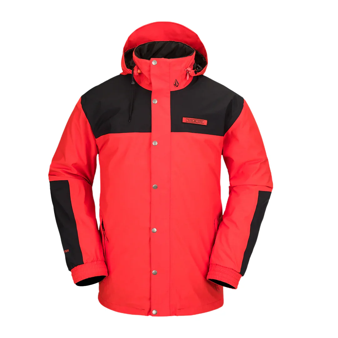 Volcom Men's Longo Gore-Tex Jacket - Orange Shock