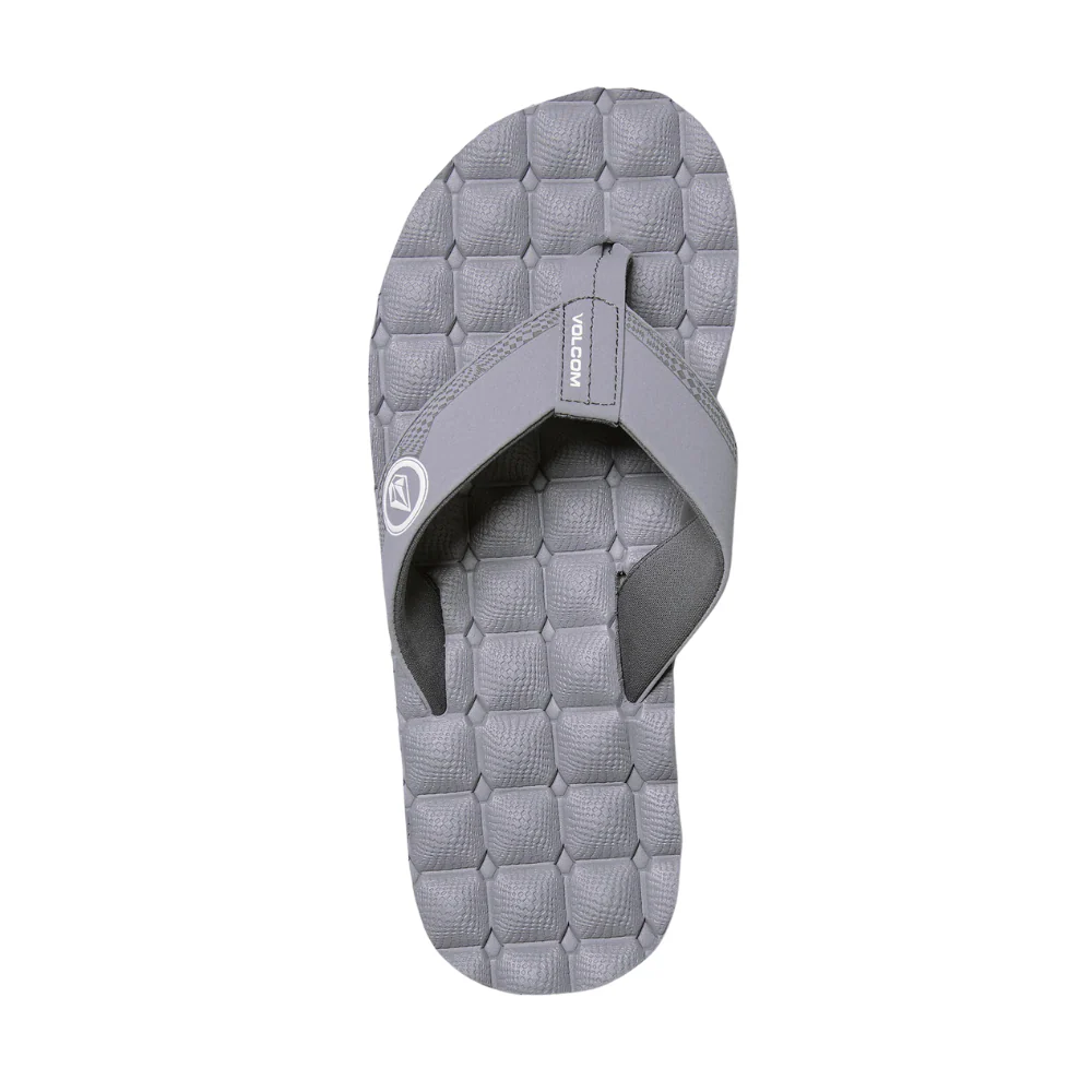 Volcom Men's Recliner Sandals - Light Grey - Image 3