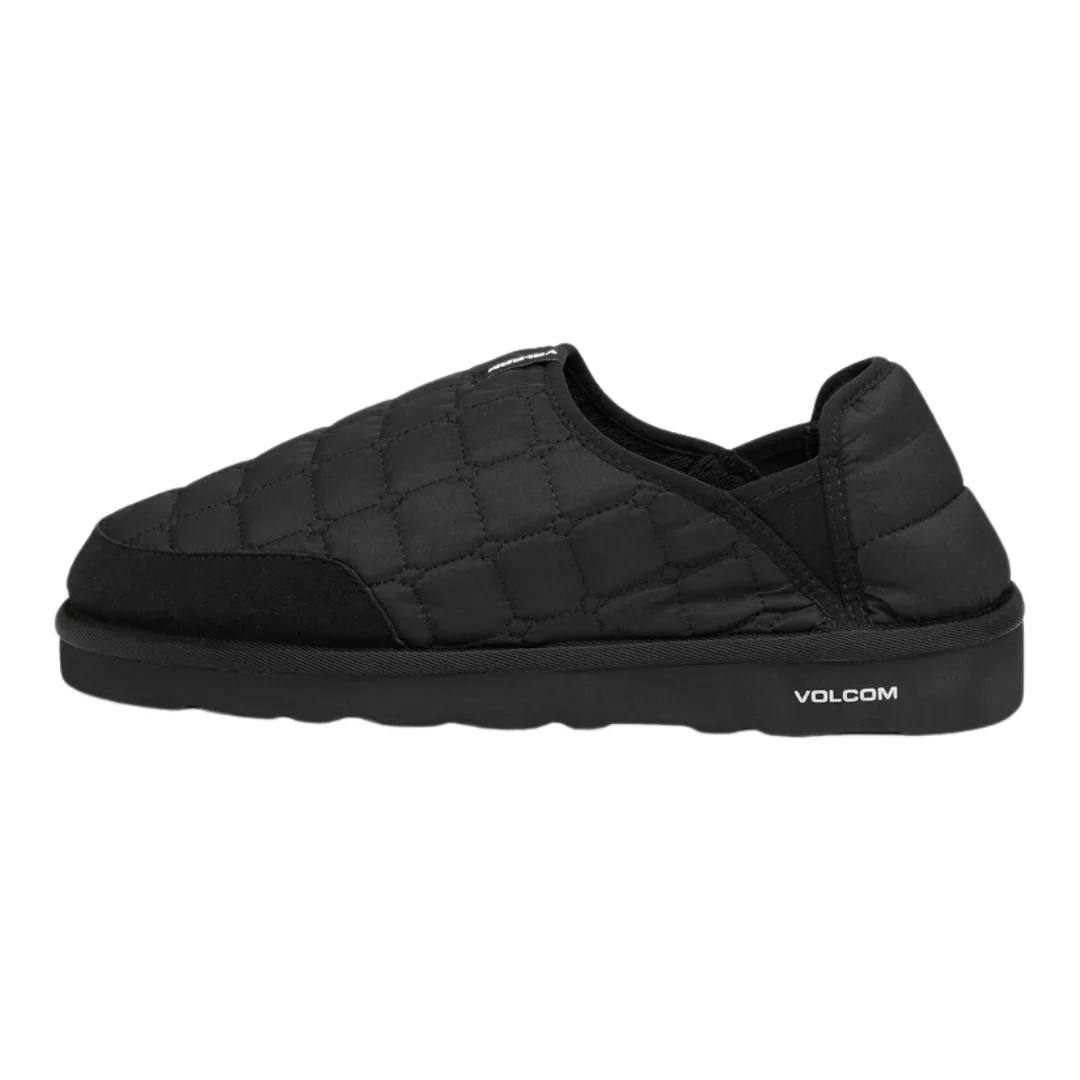 Volcom Men's Recliner Slipper -Black/White - Image 2