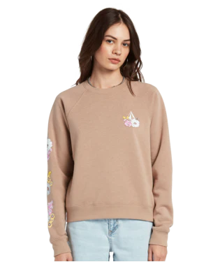 Volcom Womens Truly Stokin Crew Long Sleeve Shirt - Image 4