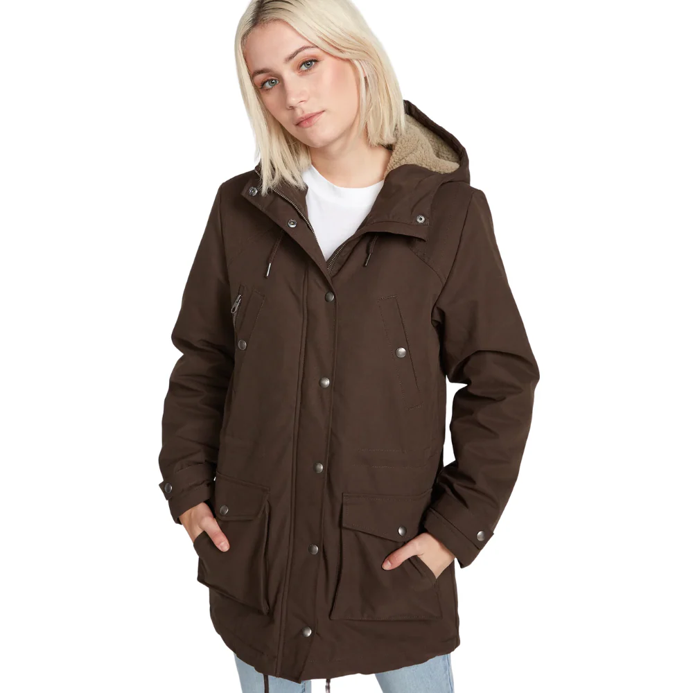 Volcom Womens Walk On By 5K Parka Jacket - Image 3