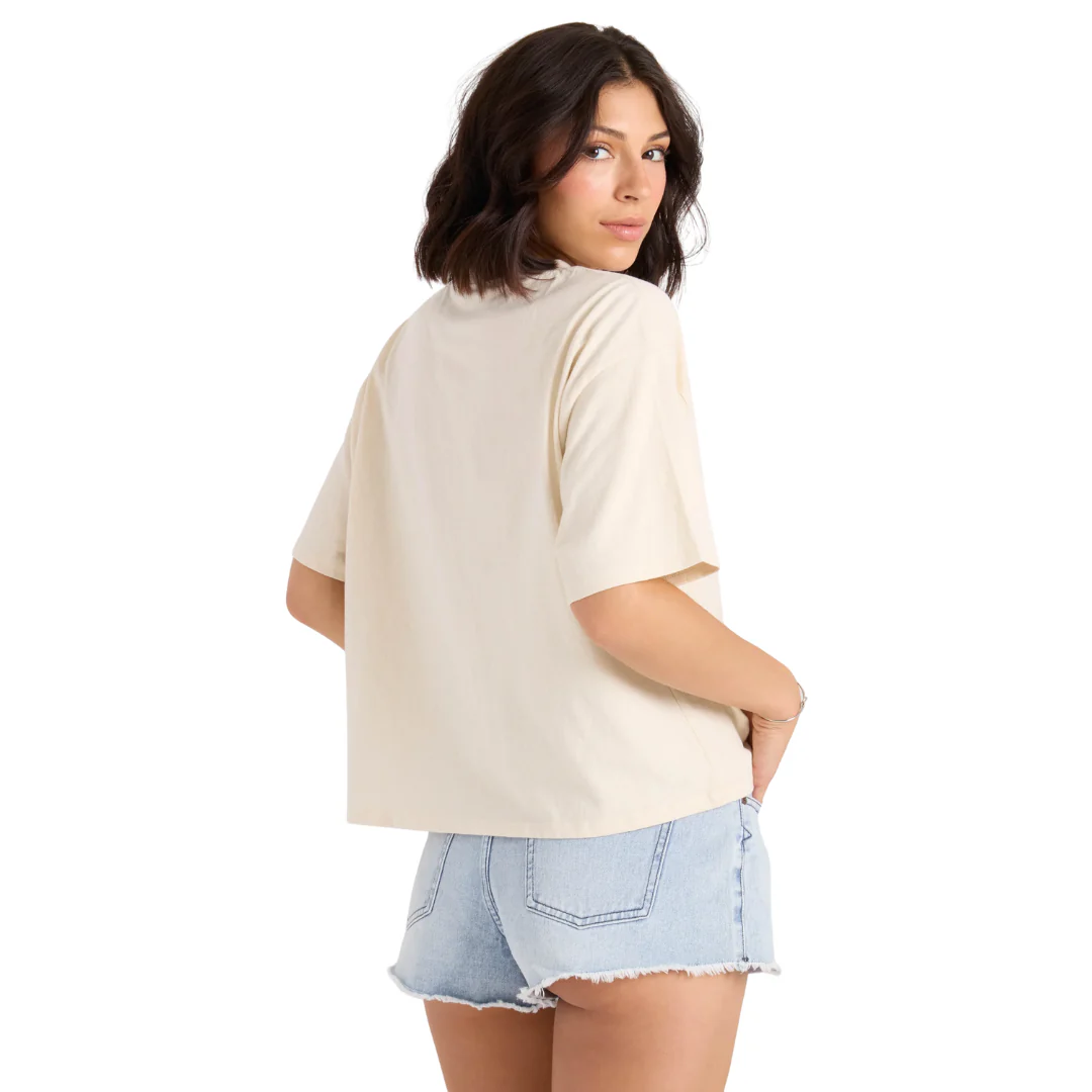 Volcom Women's Bliss Tee - Vintage White - Image 2